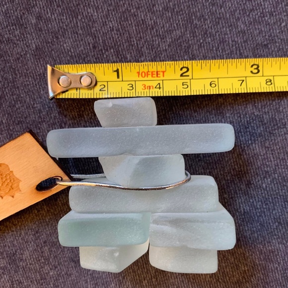 Inukshuk Frosted Glass Figurine NWT - Picture 5 of 6